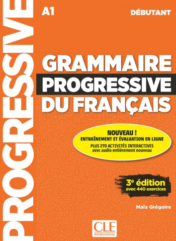 Grammaire Progressive du Francais Debutant A1 Livre + Audio + Appli-web