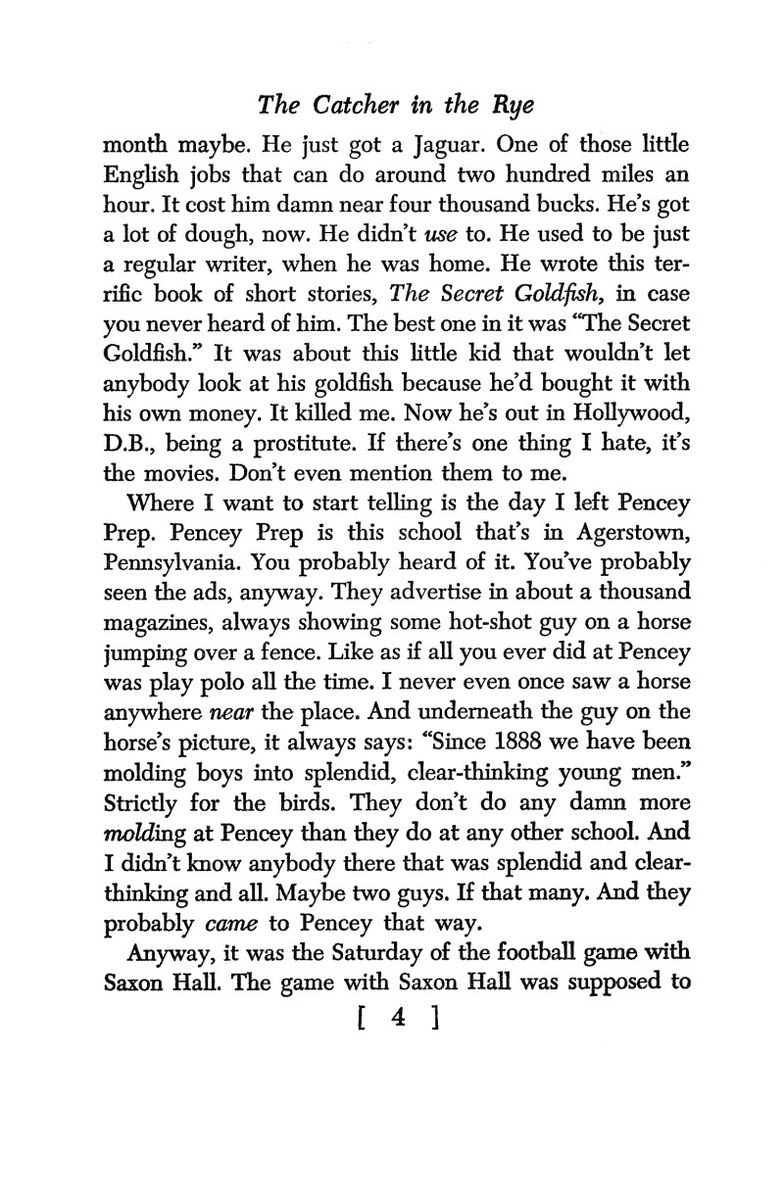 The Catcher in the Rye