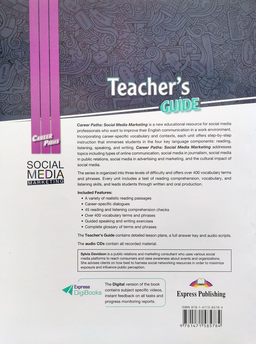 Career Paths Social Media Marketing Teacher's Guide