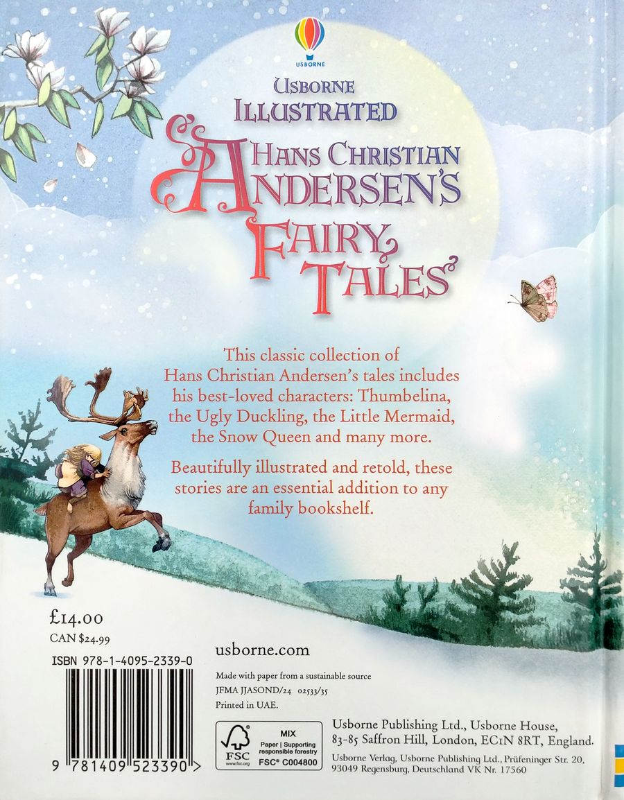 Usborne Illustrated Hans Christian Andersen's Fairy Tales