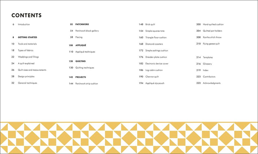 Quilt Step by Step Patchwork and Applique, Techniques, Designs, and Projects