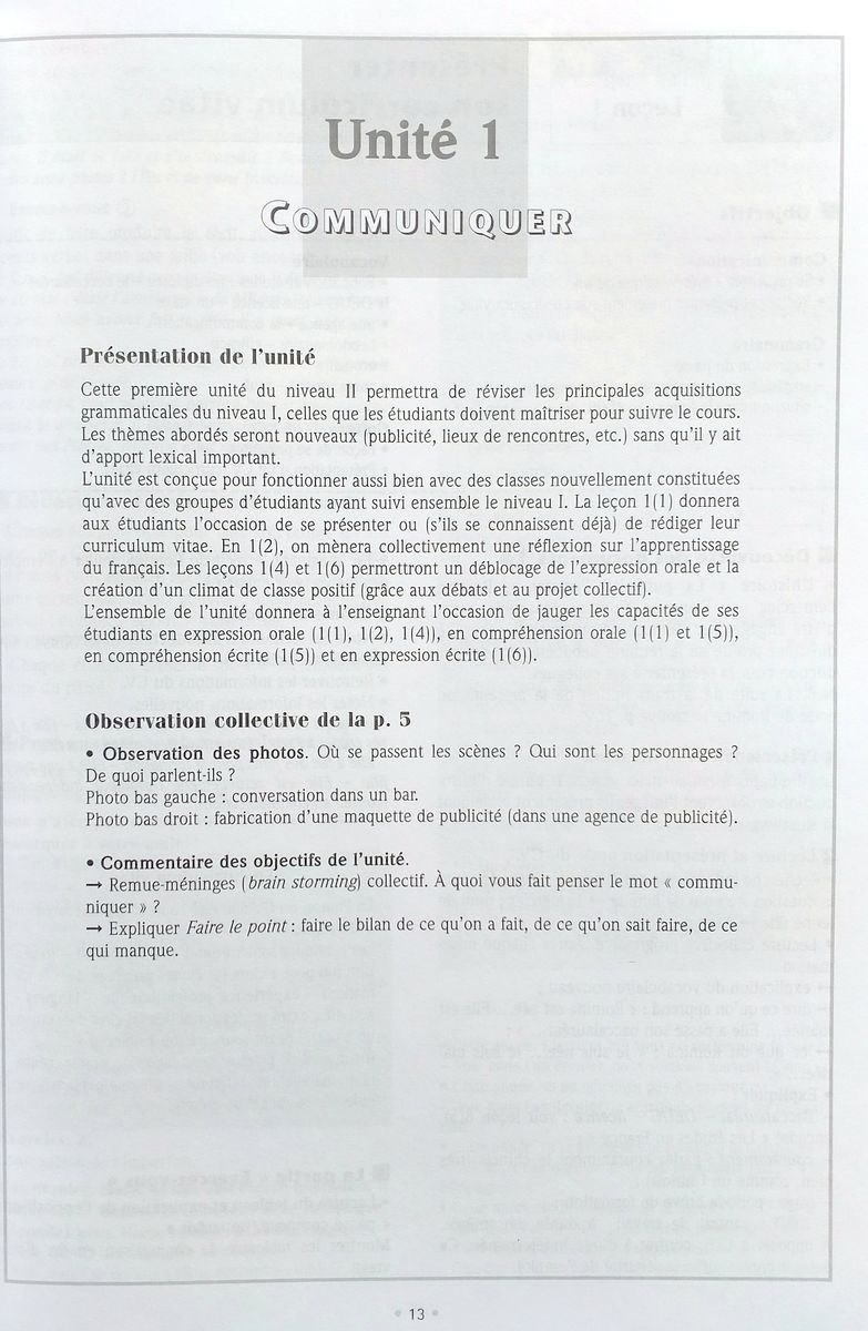 Campus 2 Livre du professeur