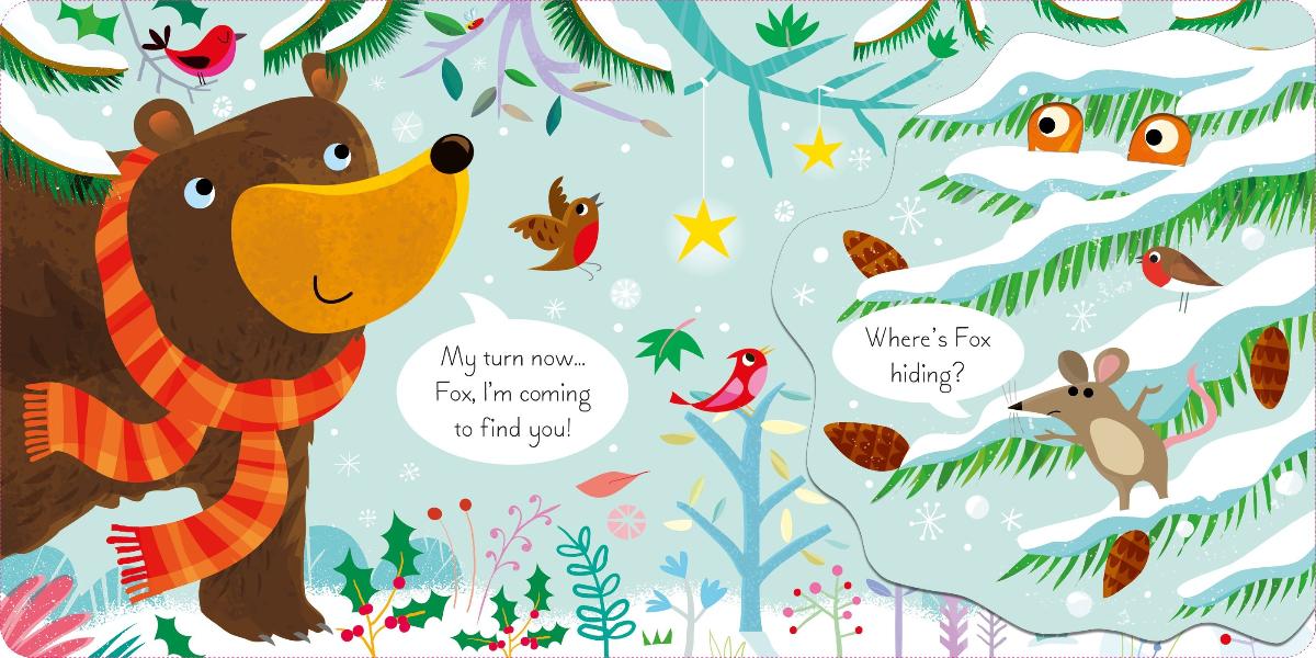 Usborne Lift-the-Flap Play Hide and Seek with Reindeer