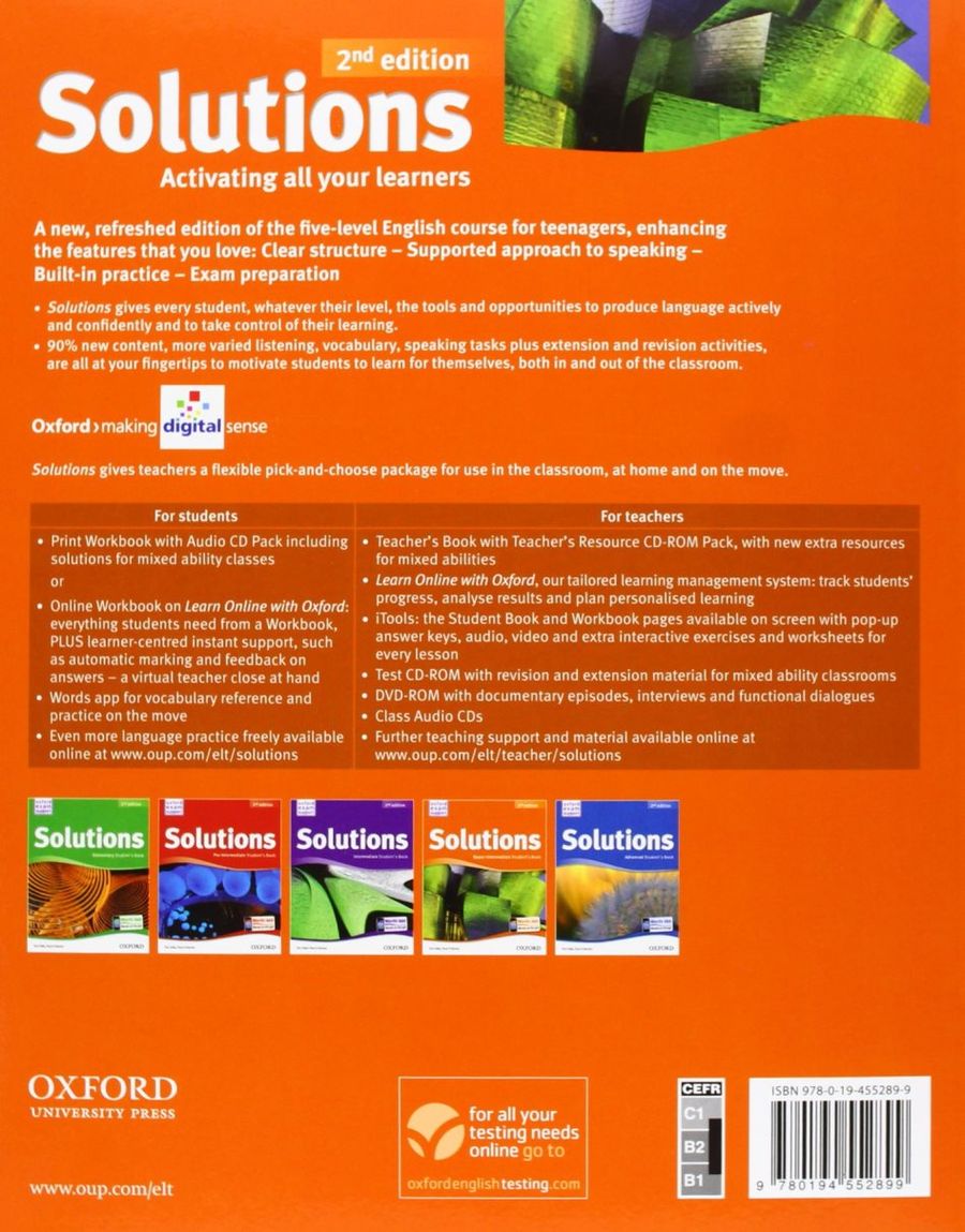 Solutions (2nd edition) Upper-Intermediate Student's Book