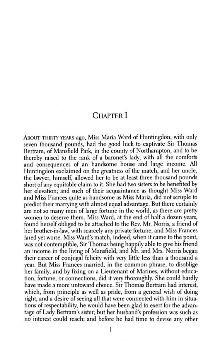 Mansfield Park (Chiltern Classic)