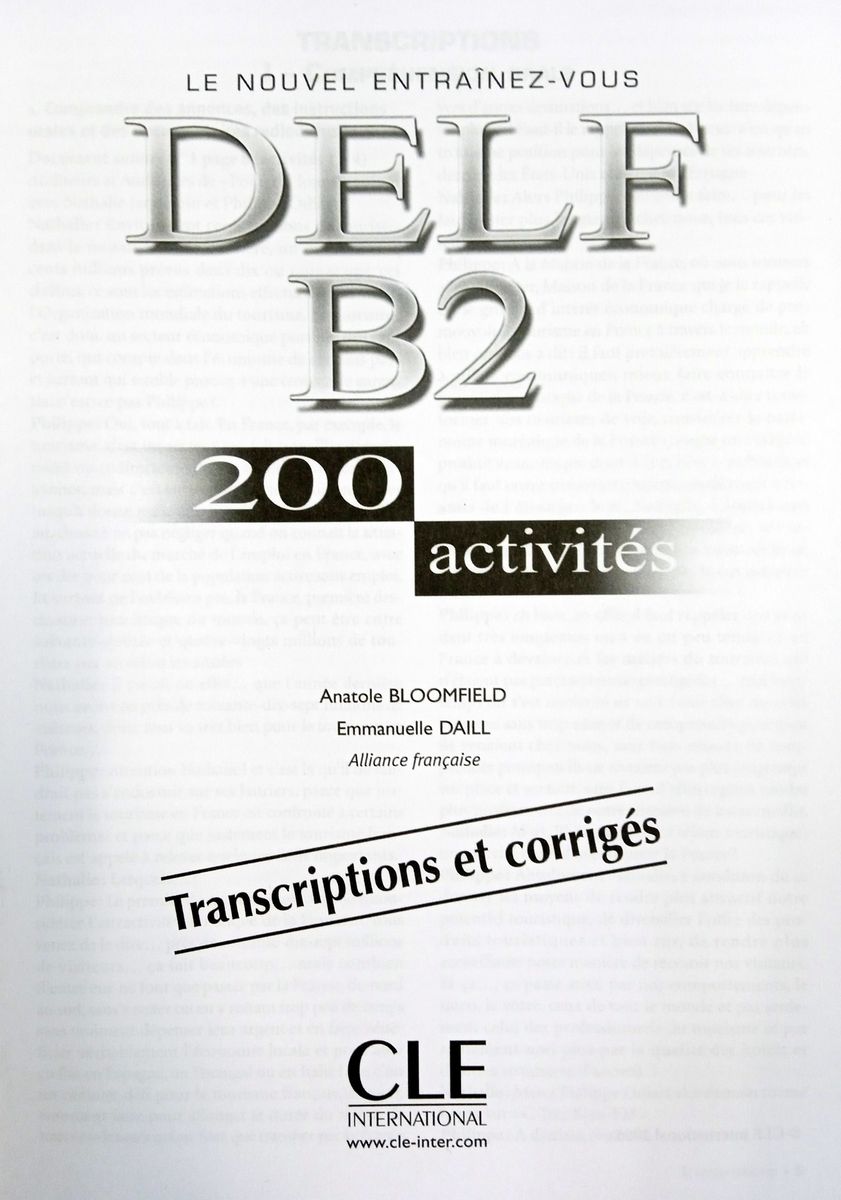 DELF B2 200 Activites Livre + CD + corriges