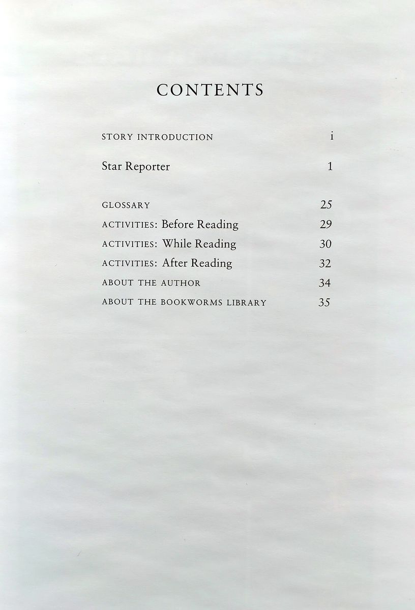 Oxford Bookworms Library  Starter Star Reporter (Comic Strip)