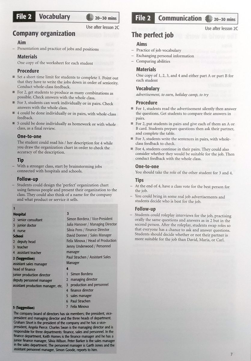 New English  File Elementary Business Resource Book