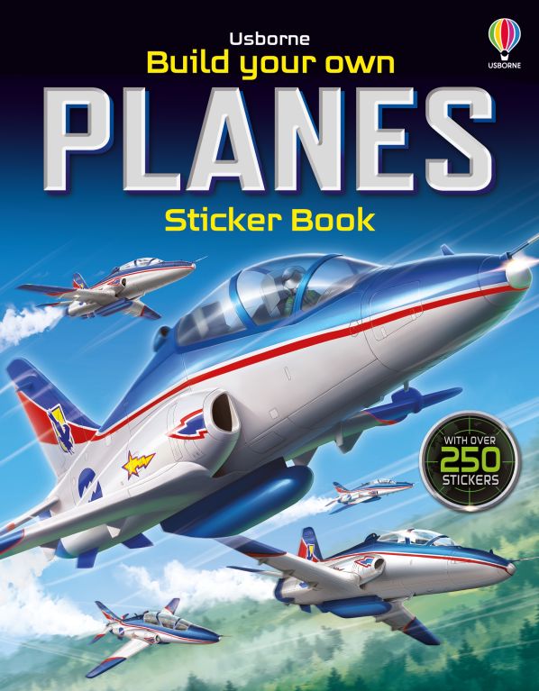 Usborne Build Your Own Planes Sticker Book