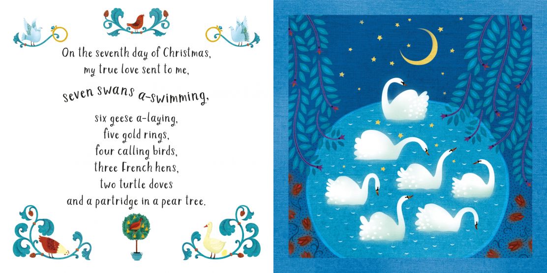 Usborne Little Board Books The Twelve Days of Christmas