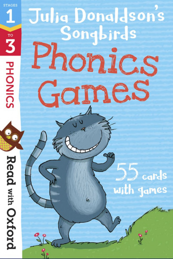 Read with Oxford Stages 1-3 Julia Donaldson's Songbirds Phonics Games Flashcards