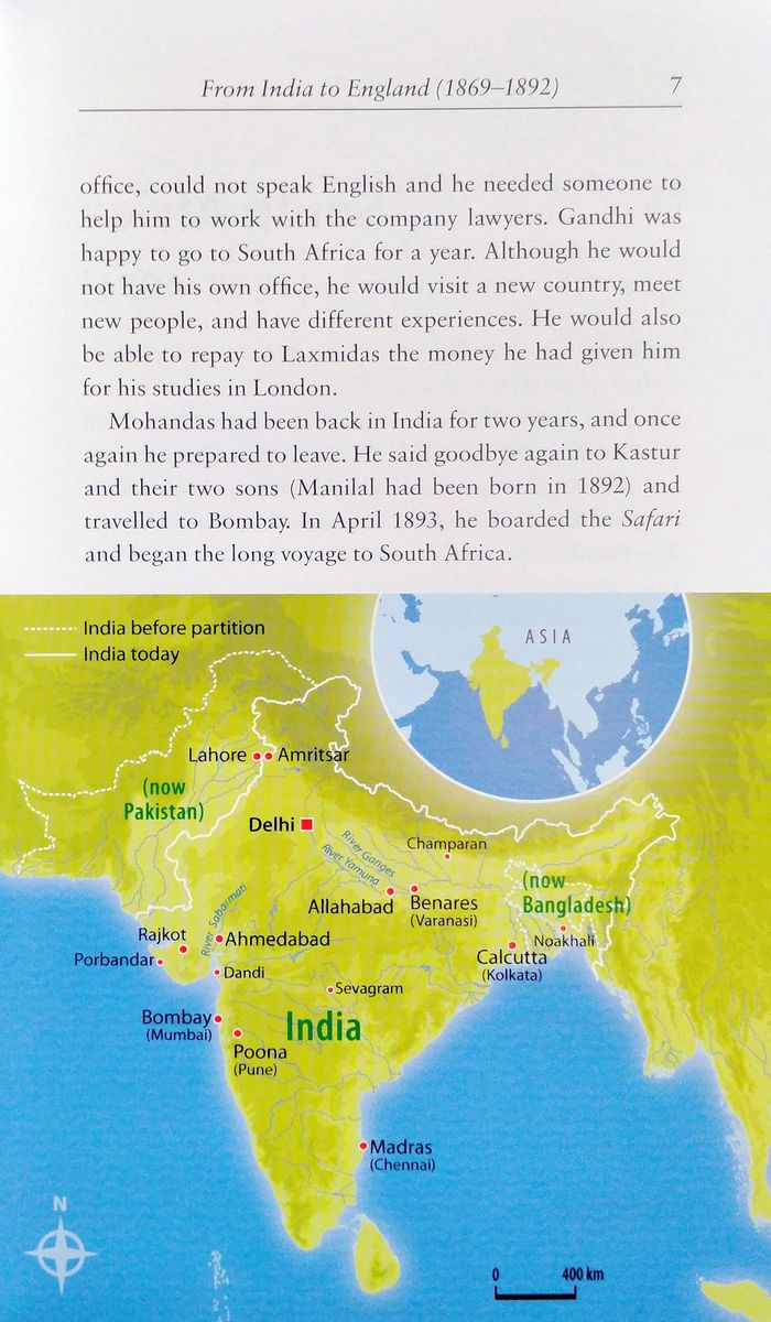 Oxford Bookworms Factfiles 4 Gandhi with Audio Download (access card inside)