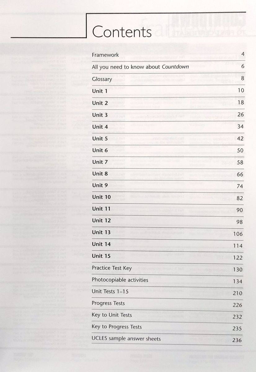 Countdown to First Certificate Teacher's Book