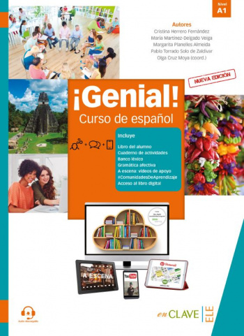 Genial! A1 Curso de espanol + Cuaderno + audio descargable nueva edicion