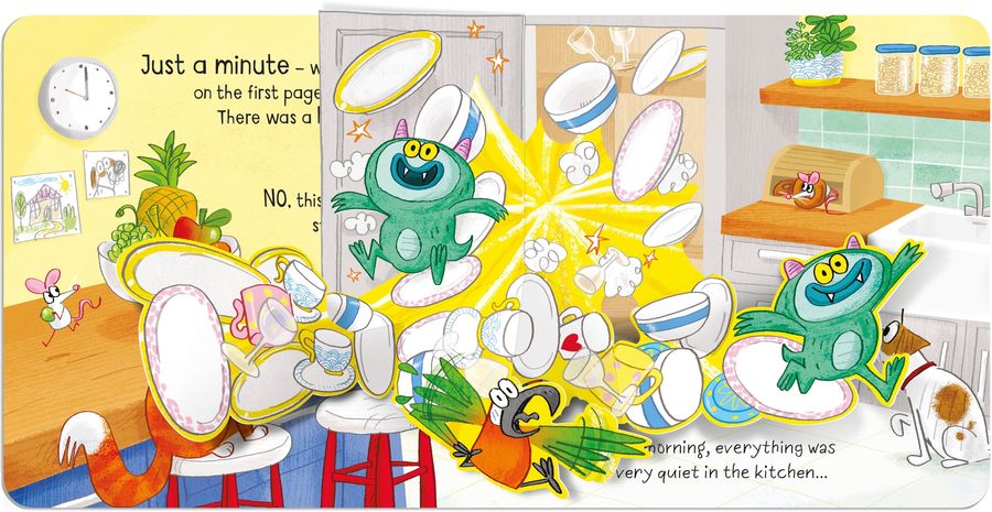 Usborne Peculiar Pop-Ups Get That Monster Out of Here