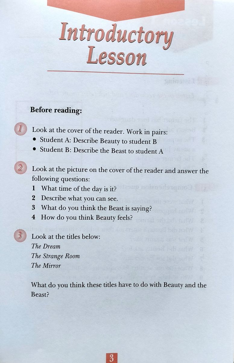 Graded Readers 1 Beauty and the Beast with Activity Book and CD