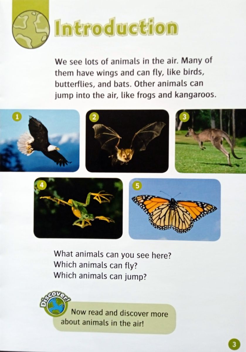 Oxford Read and Discover 3 Animals in the Air with Audio Download (access card inside)