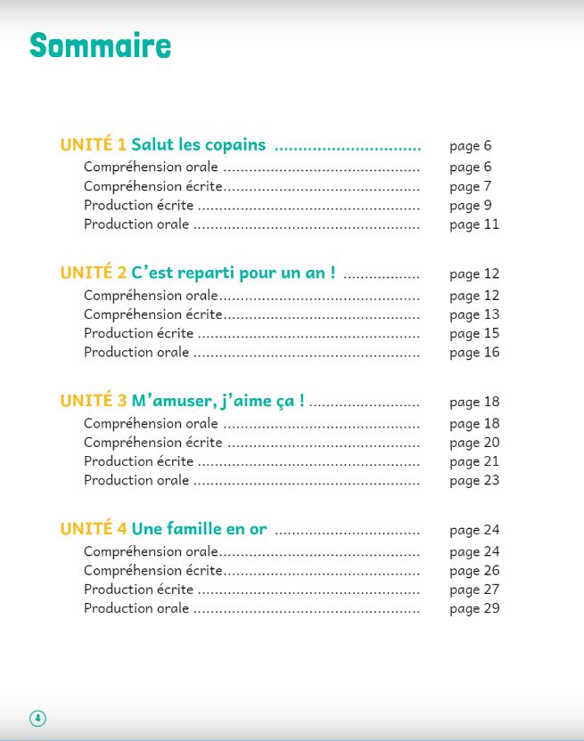 J'aime 1 A1 Livret d'inclusion