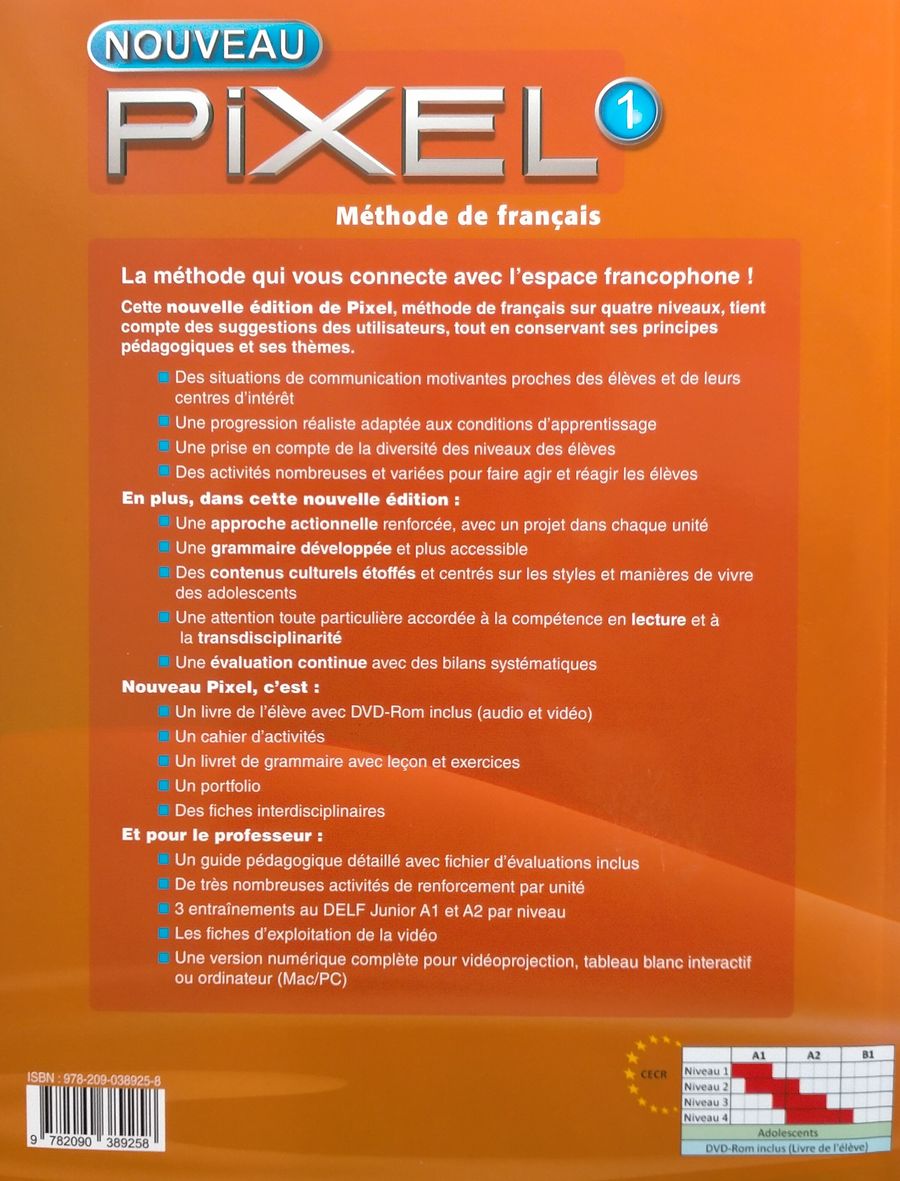 Pixel Nouveau 1 Cahier d'activites