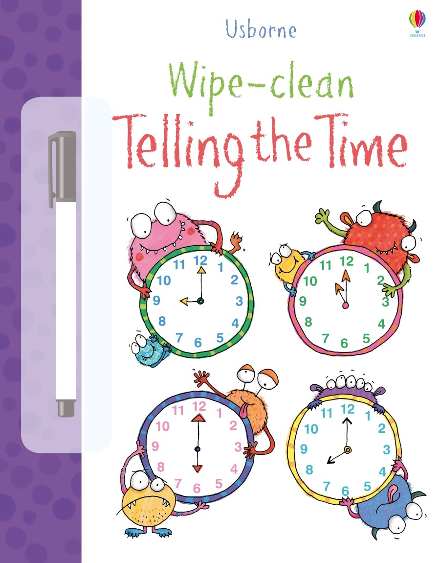 Usborne Wipe-Clean Telling the Time