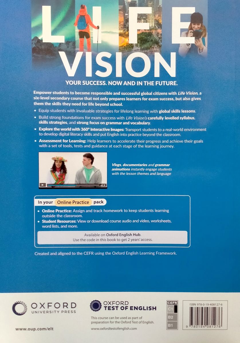 Life Vision: Advanced Student Book with Online Practice