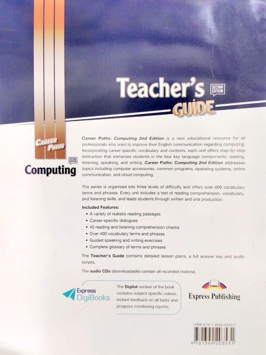 Career Paths (2nd edition) Computing Teacher's Guide