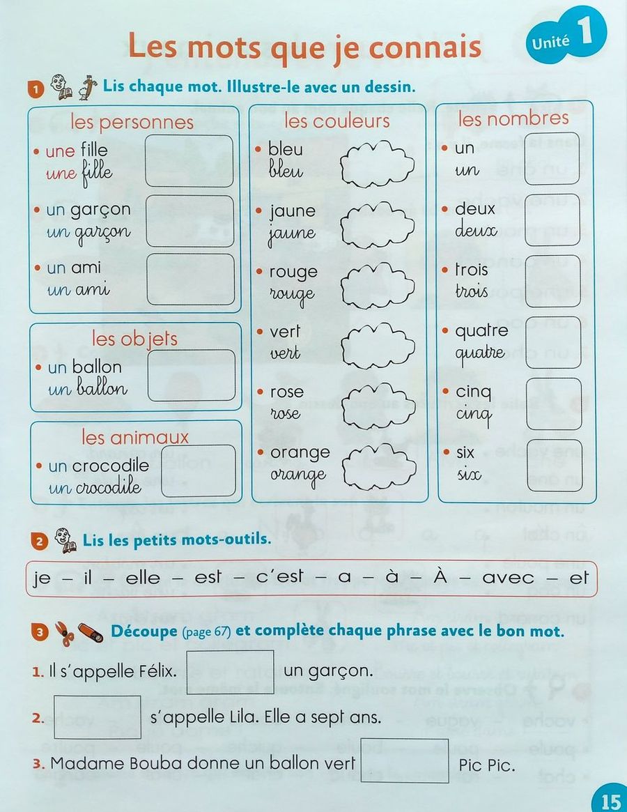 Zigzag 1 A1.1 J’apprends a lire et a ecrire