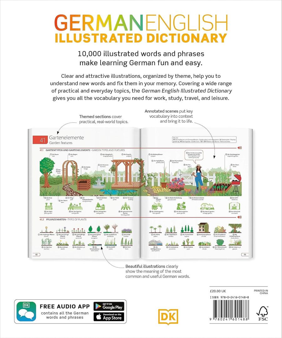 German English Illustrated Dictionary with Free Online Audio
