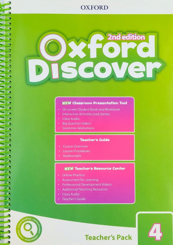 Oxford Discover (2nd edition) 4 Teacher's Book Pack (Teacher's Guide, CPT and Teacher Resource Center)