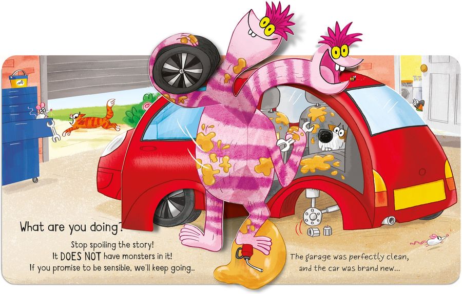 Usborne Peculiar Pop-Ups Get That Monster Out of Here