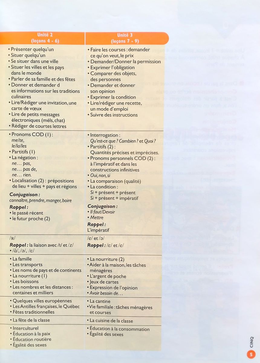 Oh la la! College 2 Livre de l'eleve