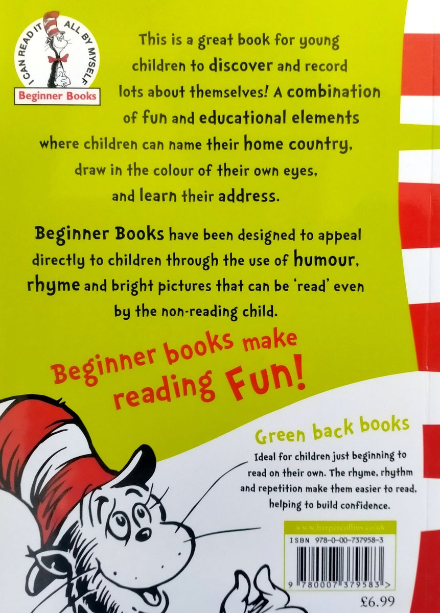 Dr. Seuss My Book About Me (Beginner Series)