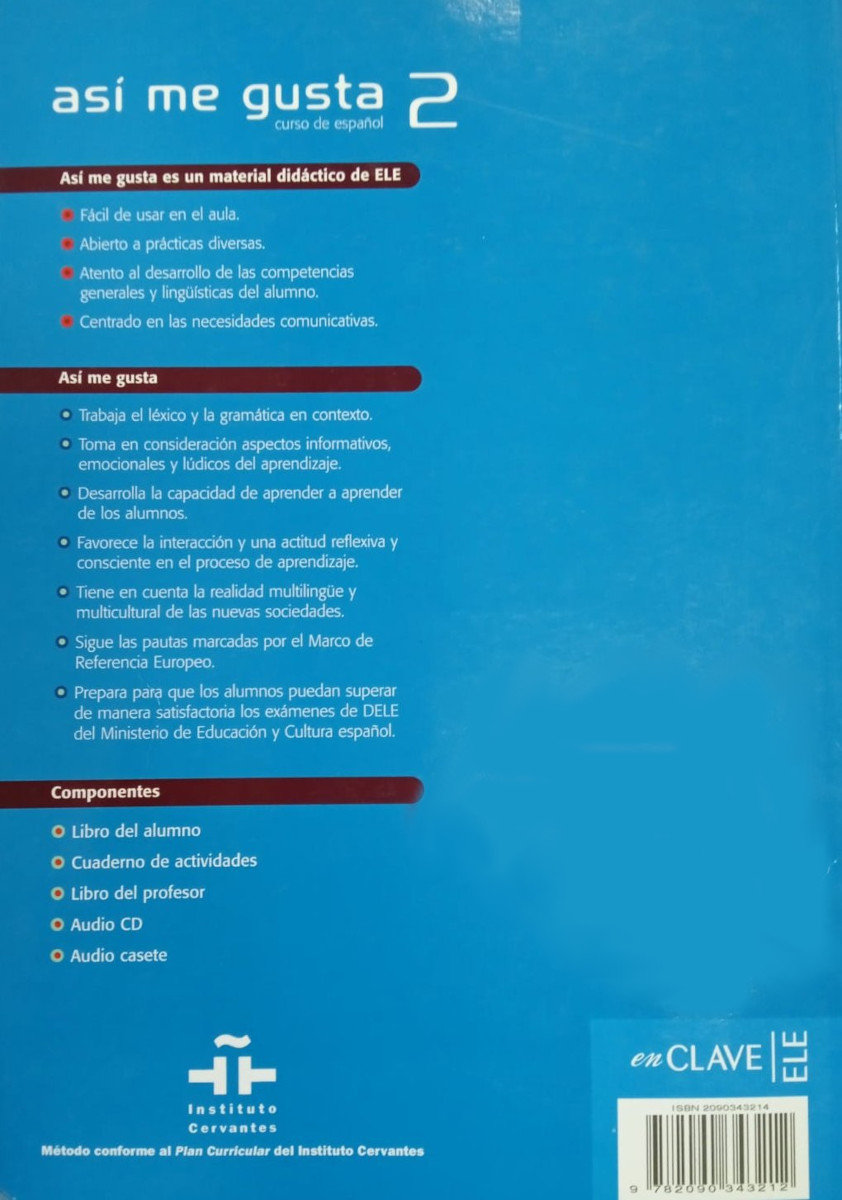 Asi me gusta 2 Libro del alumno