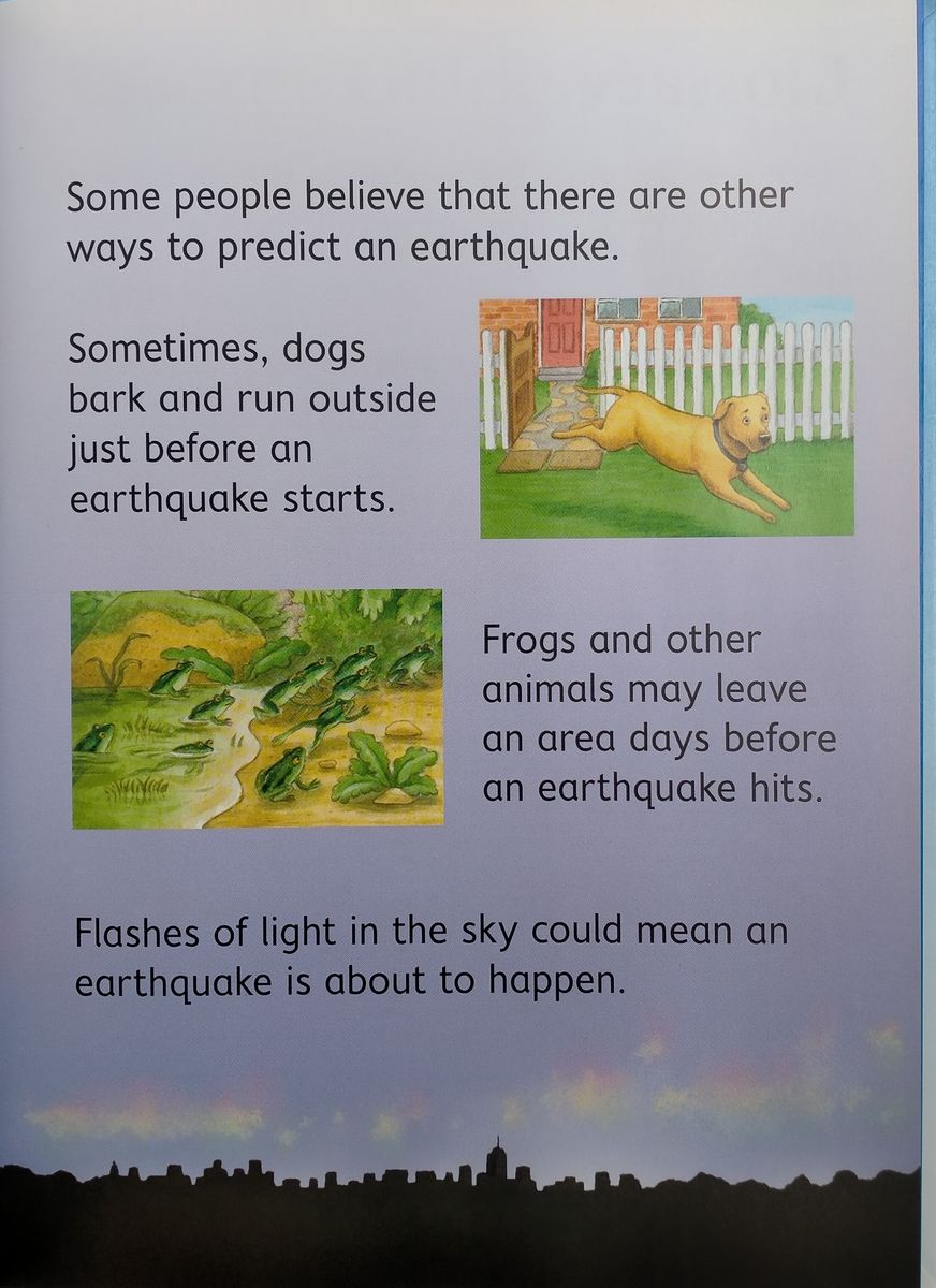 Usborne Beginners Earthquakes and tsunamis