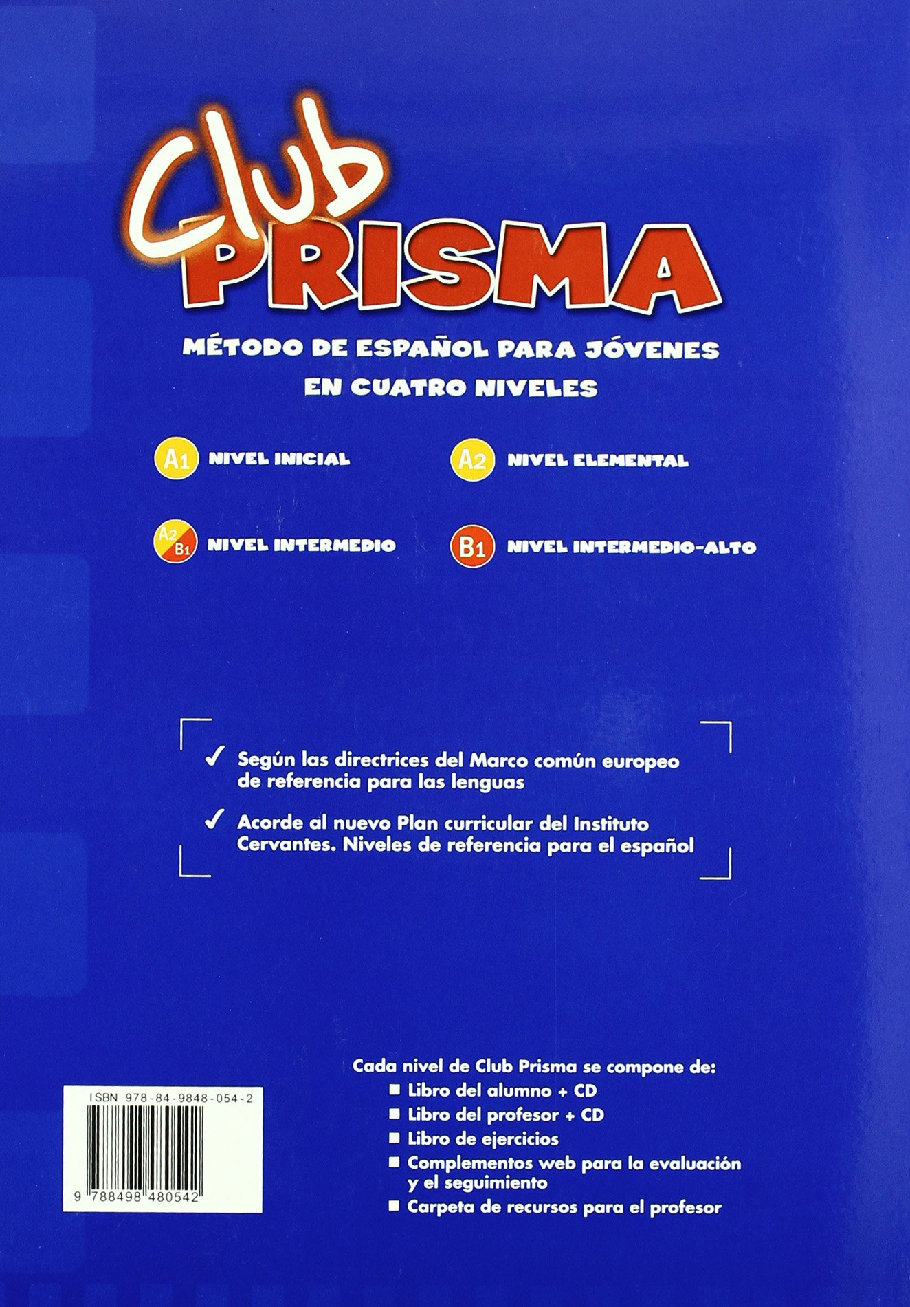 Club Prisma A1 Ejercicios con claves