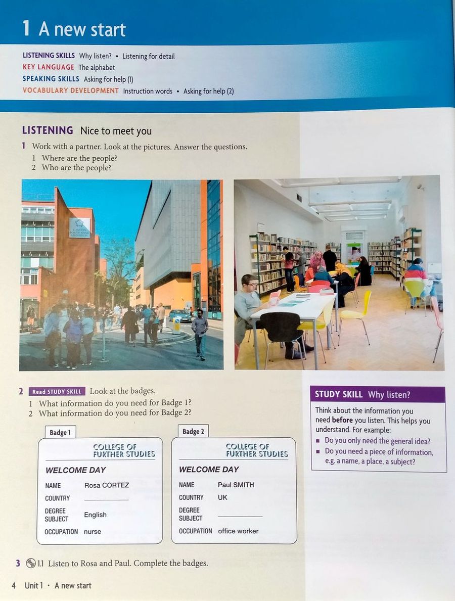 Headway Academic Skills Listening, Speaking and Study Skills  Intro Student's Book