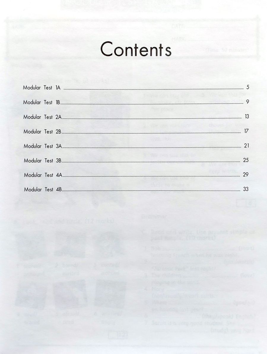 Welcome Plus 6 Test Booklet