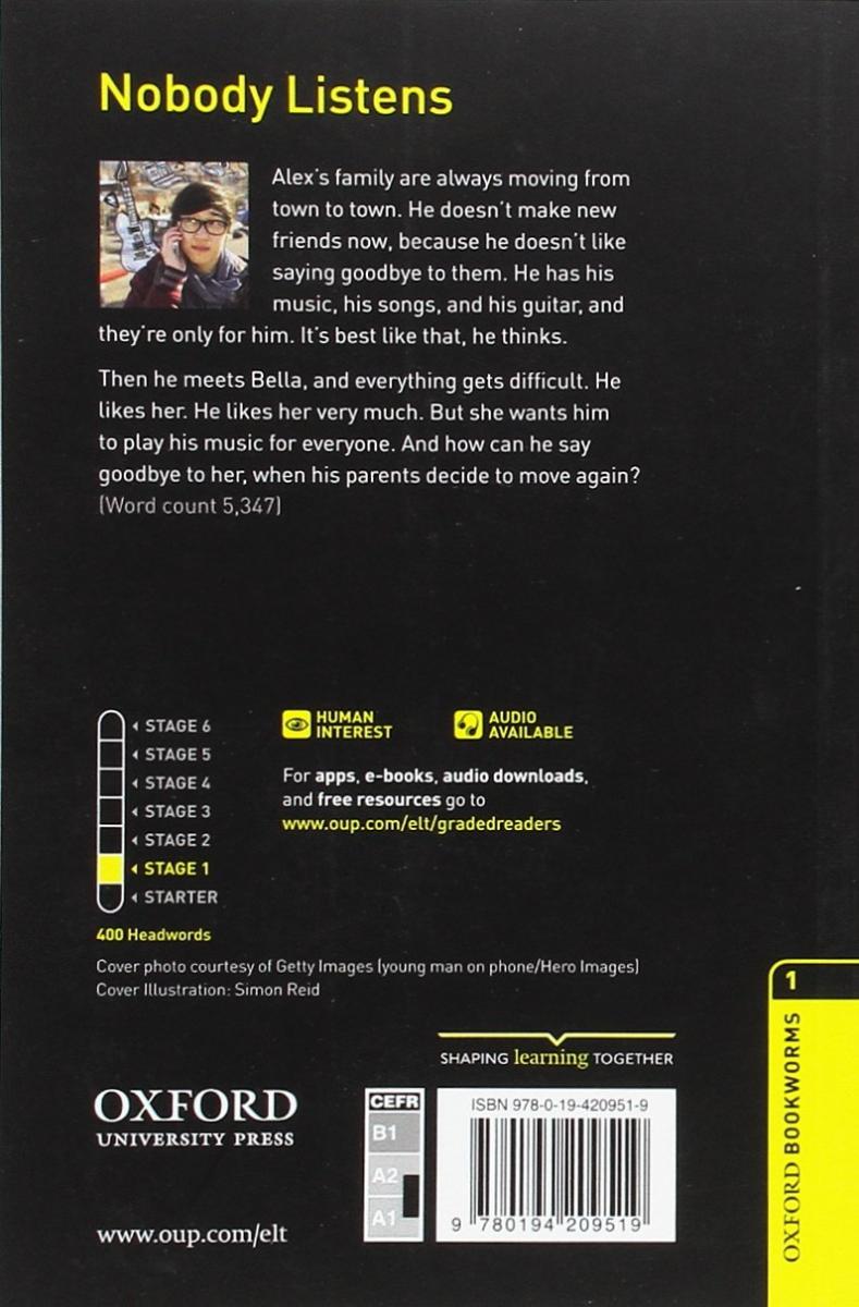 Oxford Bookworms Library 1 Nobody Listens