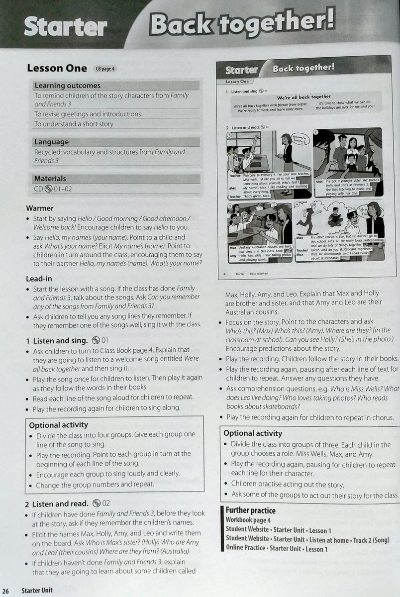 Family and Friends (2nd edition) 4 Teacher's Book Plus Pack