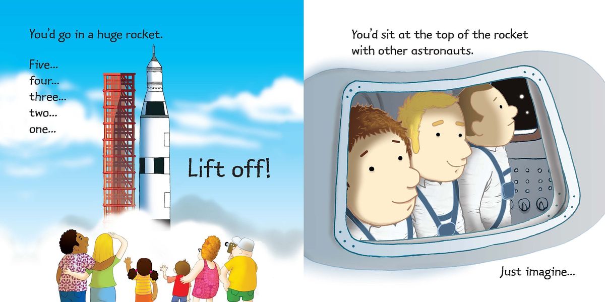 Usborne Little Board Books On the Moon