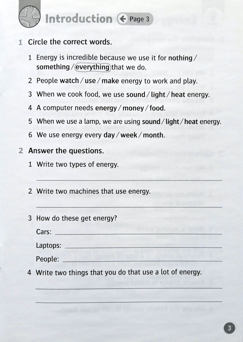 Oxford Read and Discover 6 Incredible Energy Activity Book