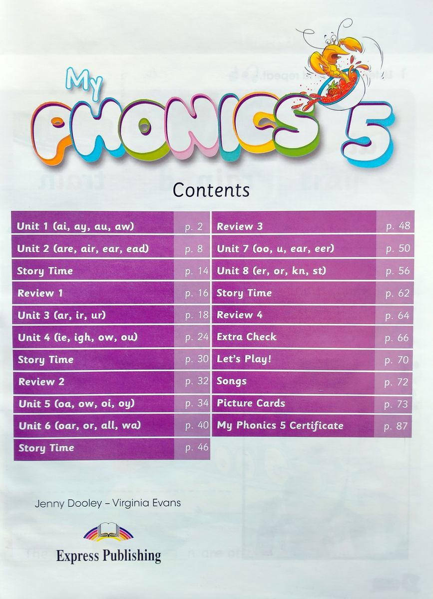 My Phonics 5 Pupil's Book Digibook Application