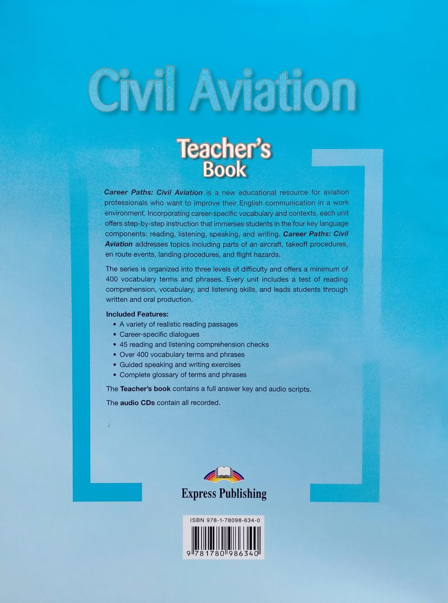 Career Paths Civil Aviation Teacher's Book