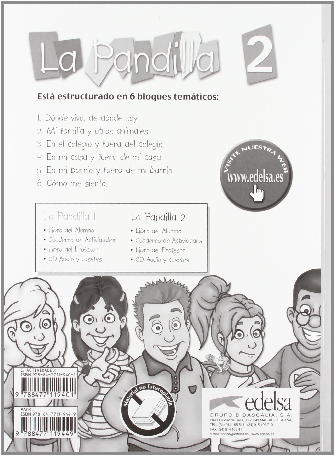La Pandilla 2 Libro del alumno + Cuaderno de ejercicios