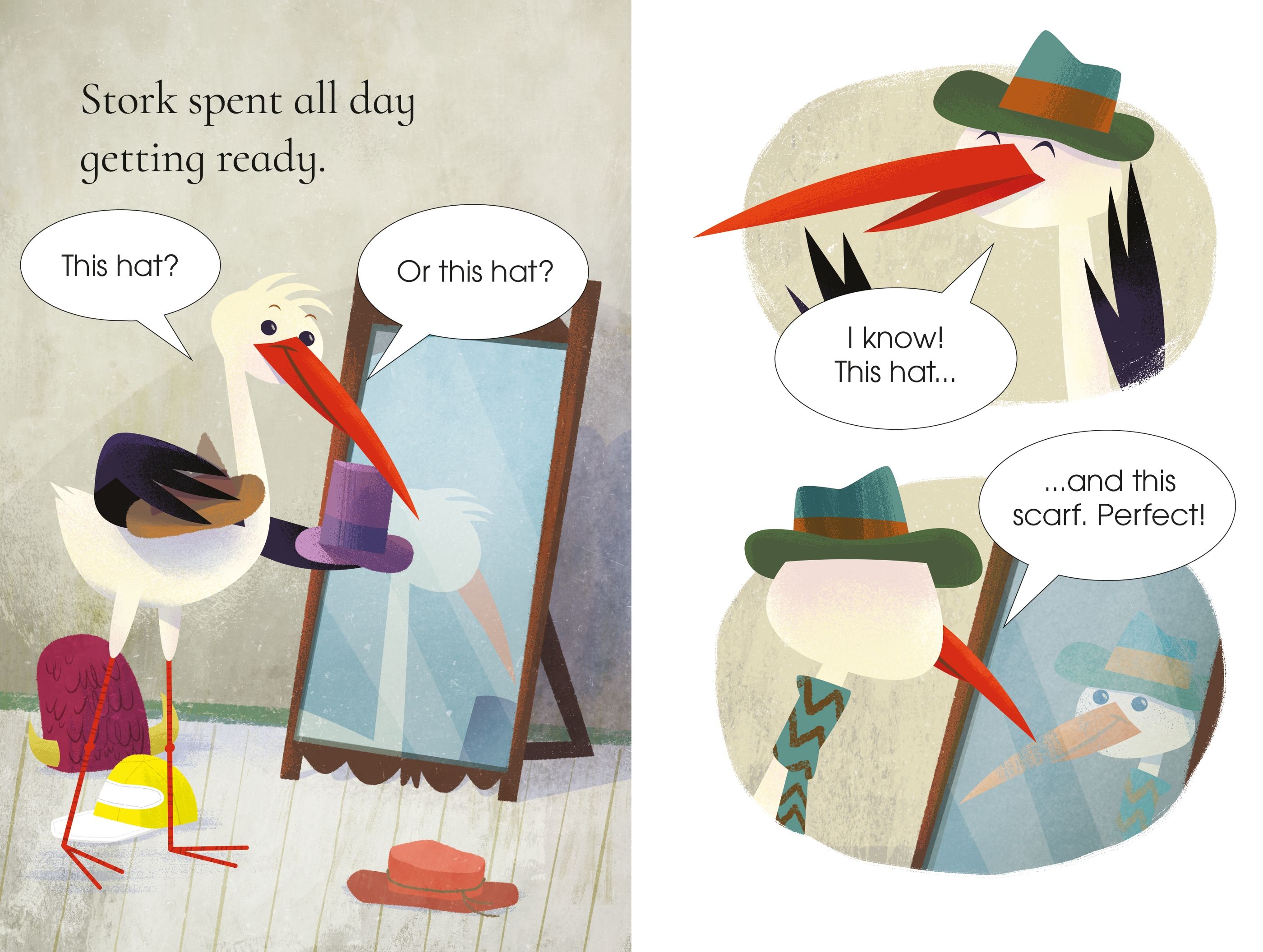 Usborne First Reading 4 The Fox and the Stork (An Aesop's Fable)