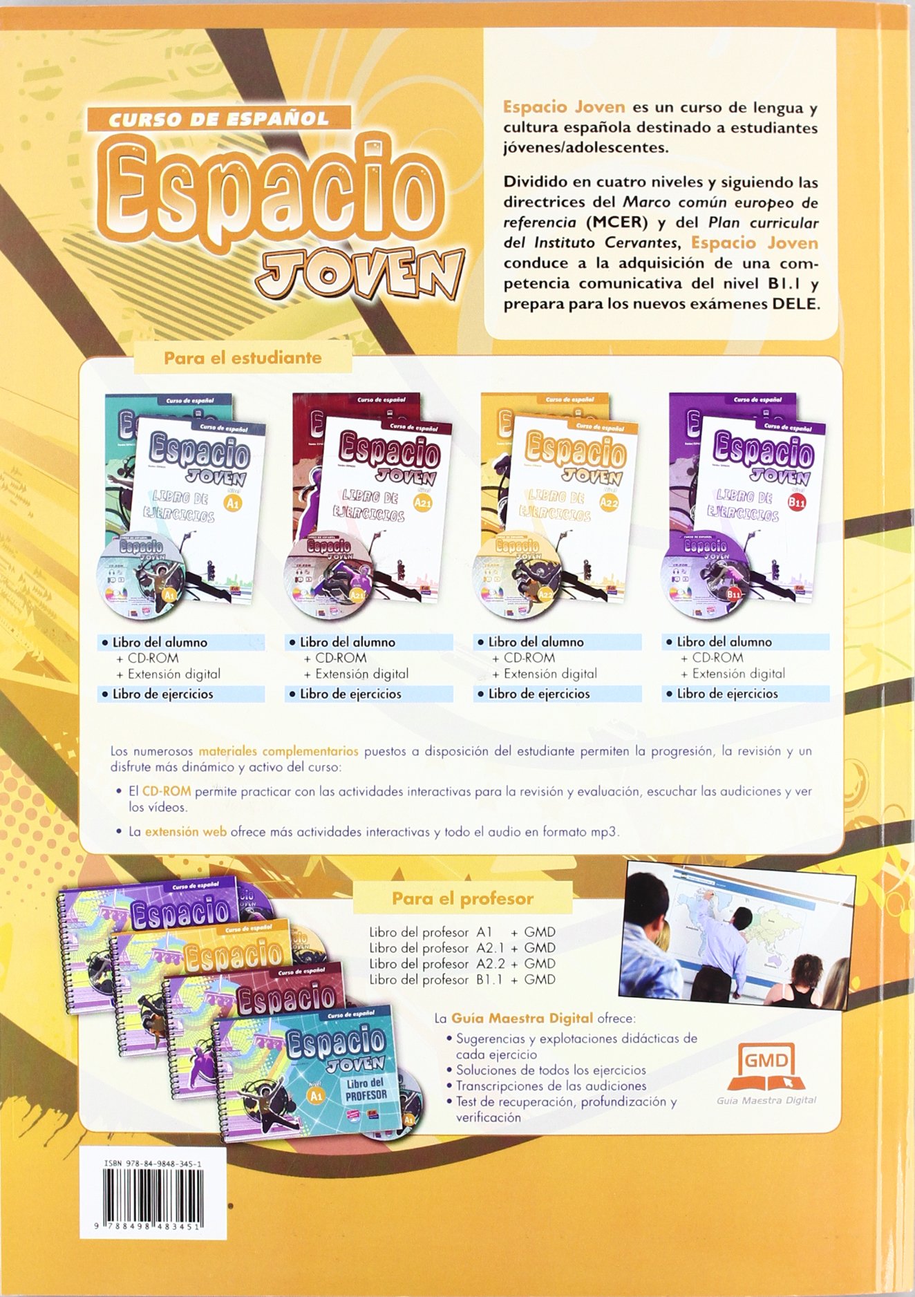 Espacio Joven A2.2 Libro del alumno + CD-ROM + Extension digital