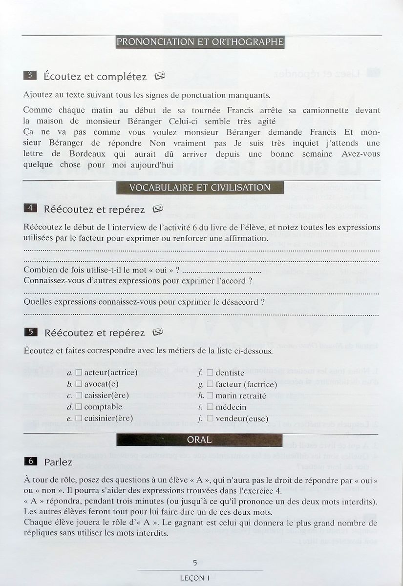 Mosaique niveau 3 Cahier d'exercices