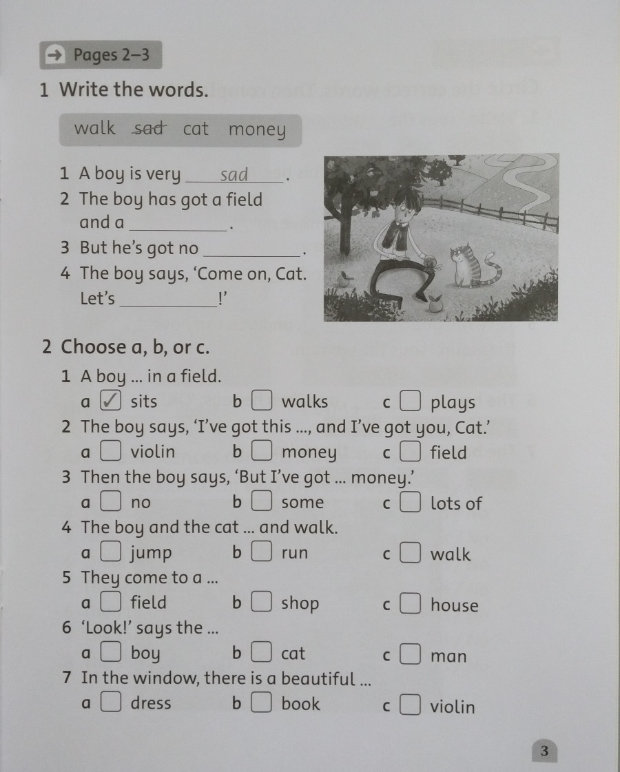 Classic Tales Level 1 The Boy and the Violin Activity Book and Play