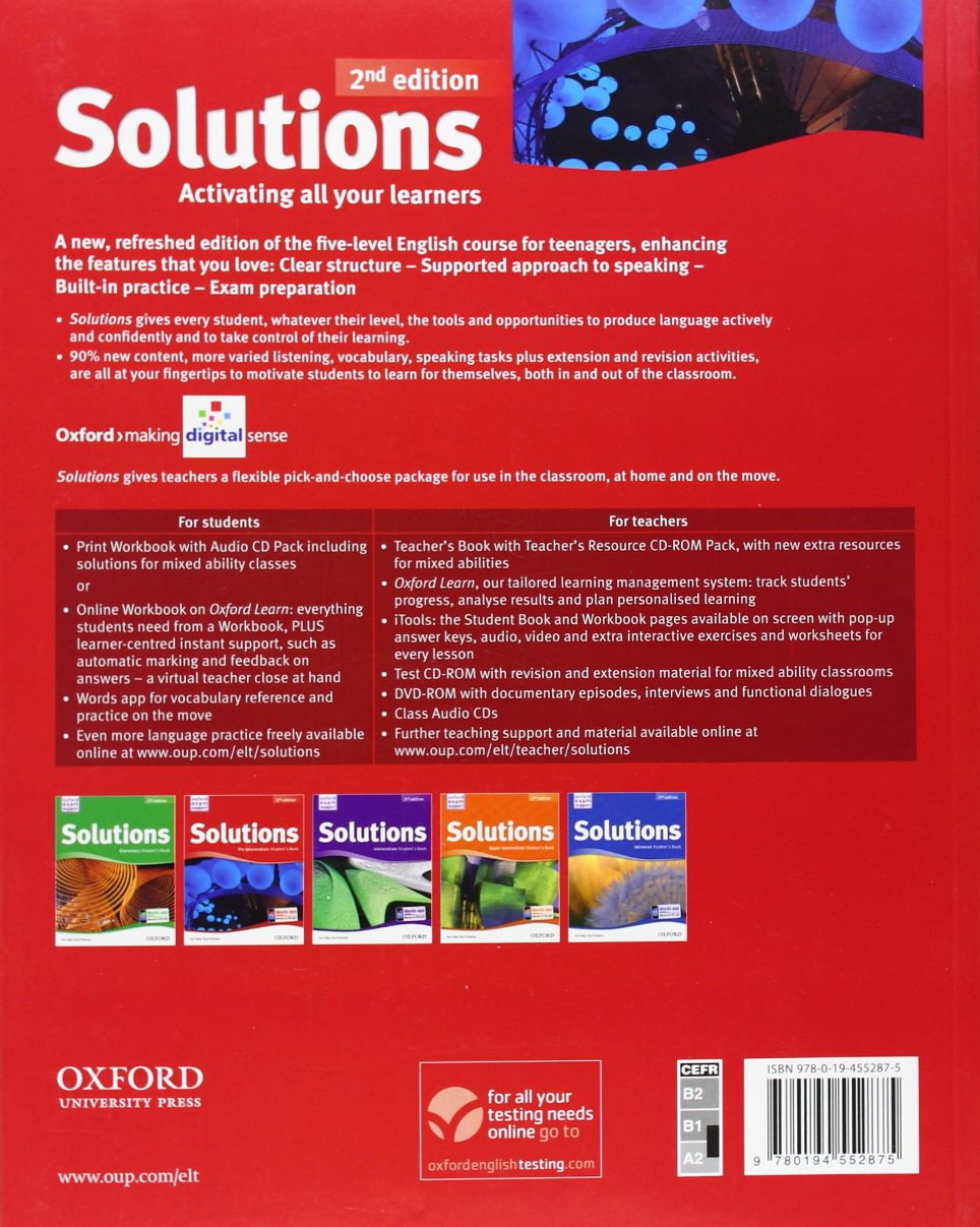 Серия книг «Solutions 2 edition» в интернет-магазине - RELOD