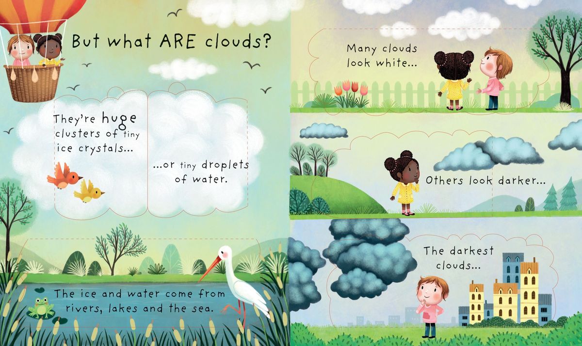 Usborne Lift-the-Flap Very First Questions and Answers What are clouds